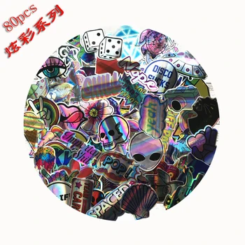 80pcs/pack Cartoon ET ufo Laser Stickers For suitcase skateboard laptop motorcycle toys flash sticker waterproof Graffiti decals
80pcs/pack Cartoon ET ufo Laser Stickers For suitcase skateboard laptop motorcycle toys flash sticker waterproof Graffiti decals