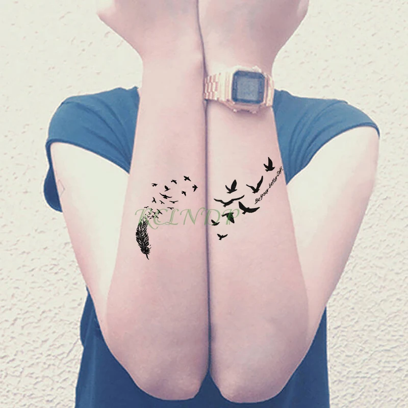 Waterproof Temporary Tattoo Sticker Feather fly bird Flash Tatoo Fake Tatto arm leg Wrist Foot hand shoulder For Girl Men Women
Waterproof Temporary Tattoo Sticker Feather fly bird Flash Tatoo Fake Tatto arm leg Wrist Foot hand shoulder For Girl Men Women