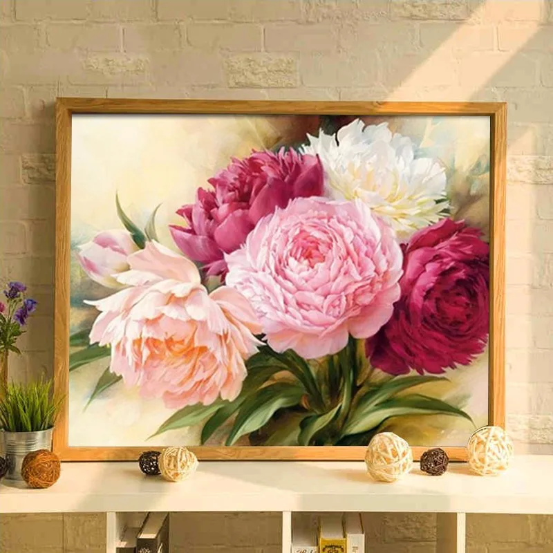 2017 best-selling home decoration DIY 5D diamond painting, peony, cross stitch, round diamonds, handicrafts
2017 best-selling home decoration DIY 5D diamond painting, peony, cross stitch, round diamonds, handicrafts