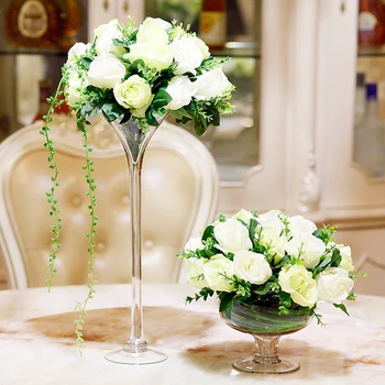 Creativity Glass Vase Wedding road leader transparent Tall vase Tabletop terrarium glass containers creative vase decoration
Creativity Glass Vase Wedding road leader transparent Tall vase Tabletop terrarium glass containers creative vase decoration