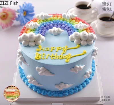 Cake model lovely rainbow simulation Birthday Cake model tool Plastic model Window Show Shooting props Wedding decoration
Cake model lovely rainbow simulation Birthday Cake model tool Plastic model Window Show Shooting props Wedding decoration