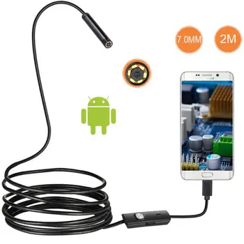 7mm Lens Android OTG USB Endoscope Camera 2M Smart Android Phone USB Borescope Inspection Snake Tube Camera 6LED
7mm Lens Android OTG USB Endoscope Camera 2M Smart Android Phone USB Borescope Inspection Snake Tube Camera 6LED
