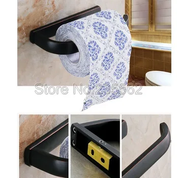 Wall Mounted Black Oil Rubbed Bronze Bathroom Accessory Toilet Paper Holder Roll Holder lba193
Wall Mounted Black Oil Rubbed Bronze Bathroom Accessory Toilet Paper Holder Roll Holder lba193