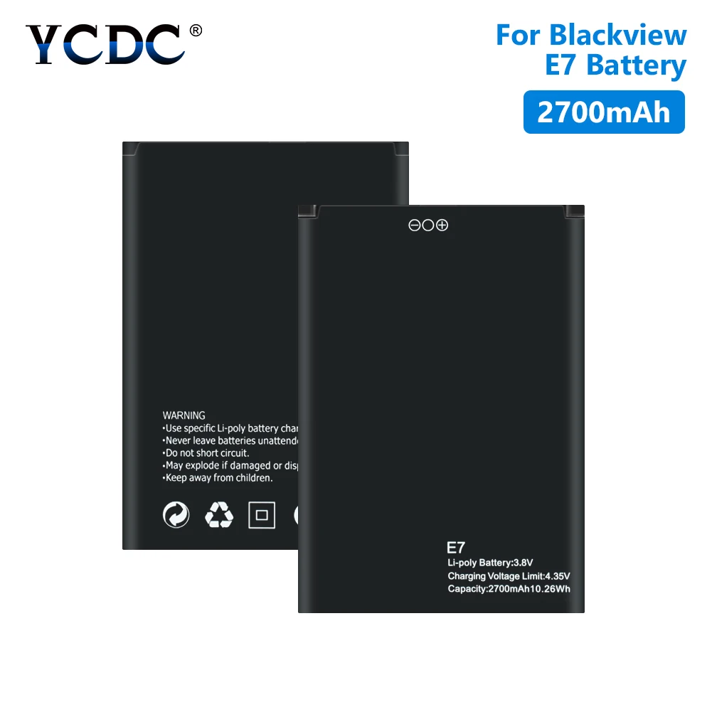 2700mAh Li-ion Replacement Lithium Polymer Mobile Phone Battery For Blackview E7 E7S Cell Phone Batteries
2700mAh Li-ion Replacement Lithium Polymer Mobile Phone Battery For Blackview E7 E7S Cell Phone Batteries