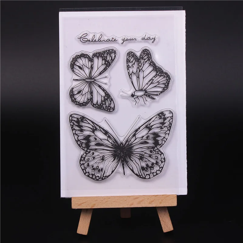 Transparent Clear Silicone Stamps for DIY Scrapbooking Card Making diy photo Roller album Decorative Butterfly Stempel U
Transparent Clear Silicone Stamps for DIY Scrapbooking Card Making diy photo Roller album Decorative Butterfly Stempel U