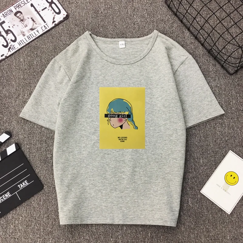 2019 Fashion Harajuku Casual Women's T-Shirts Punk Cartoon Girl Cotton Tumblr Tshirt Casual Hipster for Famale Top
2019 Fashion Harajuku Casual Women's T-Shirts Punk Cartoon Girl Cotton Tumblr Tshirt Casual Hipster for Famale Top