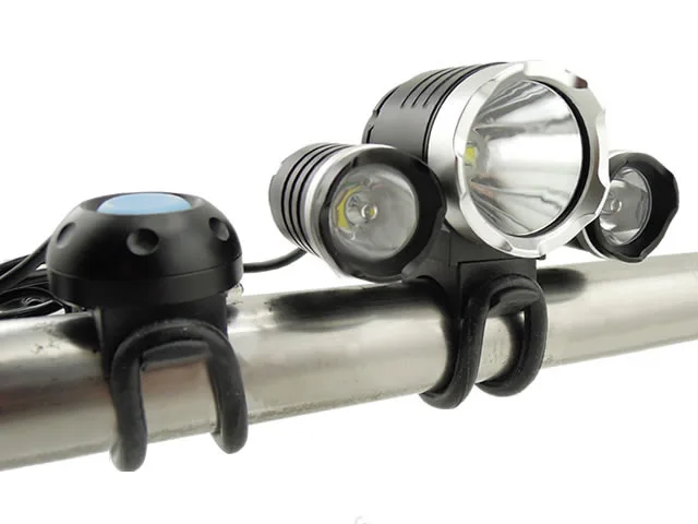 3800 люмен 1xxm-l T6 + 2x XPG R5 LED Велосипедный Спорт велосипед головной свет лампы