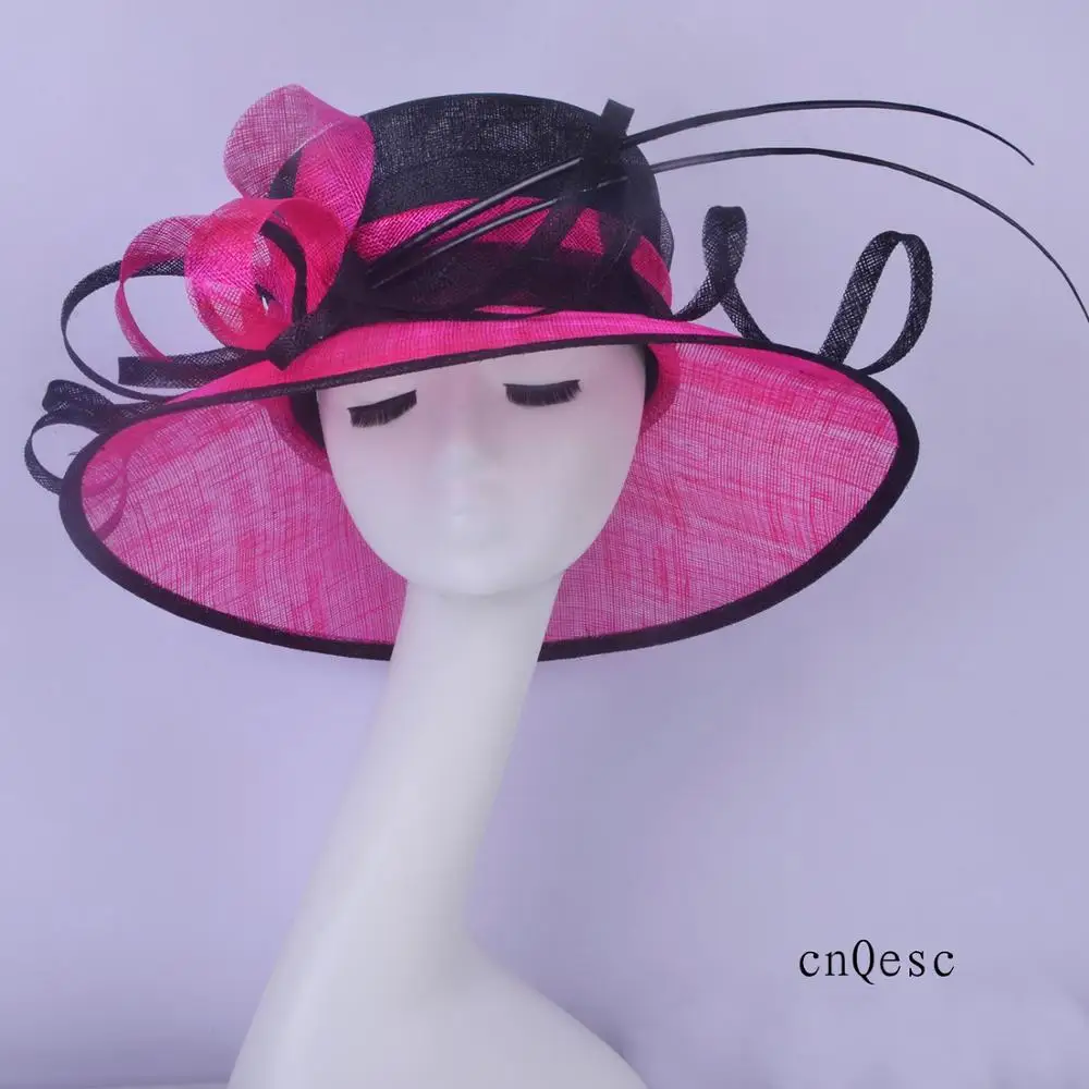 2019 Hot pink Red Orange sinamay hat Dress hat church hat for wedding bridal shower mother of the bride w/long ostrich spine.
2019 Hot pink Red Orange sinamay hat Dress hat church hat for wedding bridal shower mother of the bride w/long ostrich spine.
