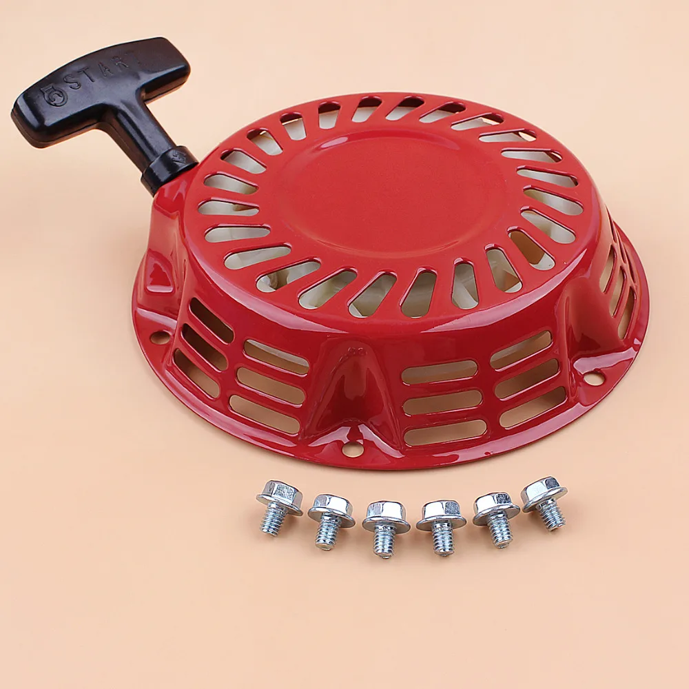 168/2KW Start Recoil Assembly Engine Pull Starter Red Kit For Honda GX160 5.5hp GX200 6.5hp Motor Gasoline Generator Lawn Mower
168/2KW Start Recoil Assembly Engine Pull Starter Red Kit For Honda GX160 5.5hp GX200 6.5hp Motor Gasoline Generator Lawn Mower