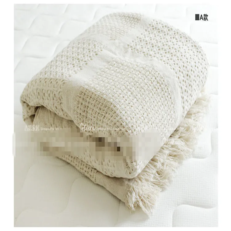 Nordic style cotton thread blanket thicken woven bed spread throw sofa cover blanket free shipping
Nordic style cotton thread blanket thicken woven bed spread throw sofa cover blanket free shipping