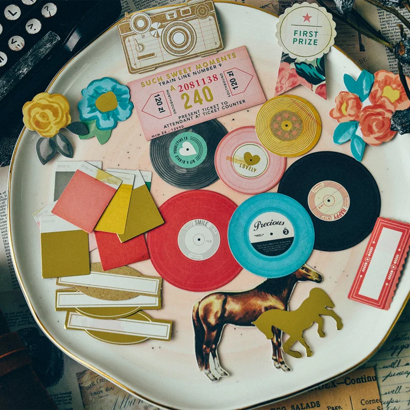 79pcs Sweet Paper Die Cuts for Scrapbooking Happy Planner/Card Making/Journaling Project | Дом и сад