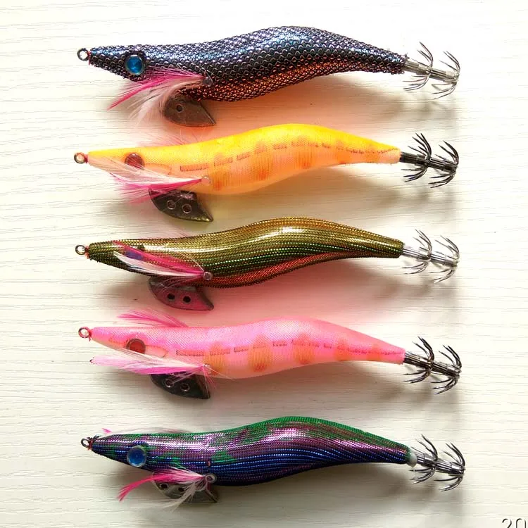 5pcs Top quality Gold and Black squid jigs Japan type fishing squid lures Hard fishing lure mixed 5 colors strong fishing hook
5pcs Top quality Gold and Black squid jigs Japan type fishing squid lures Hard fishing lure mixed 5 colors strong fishing hook
