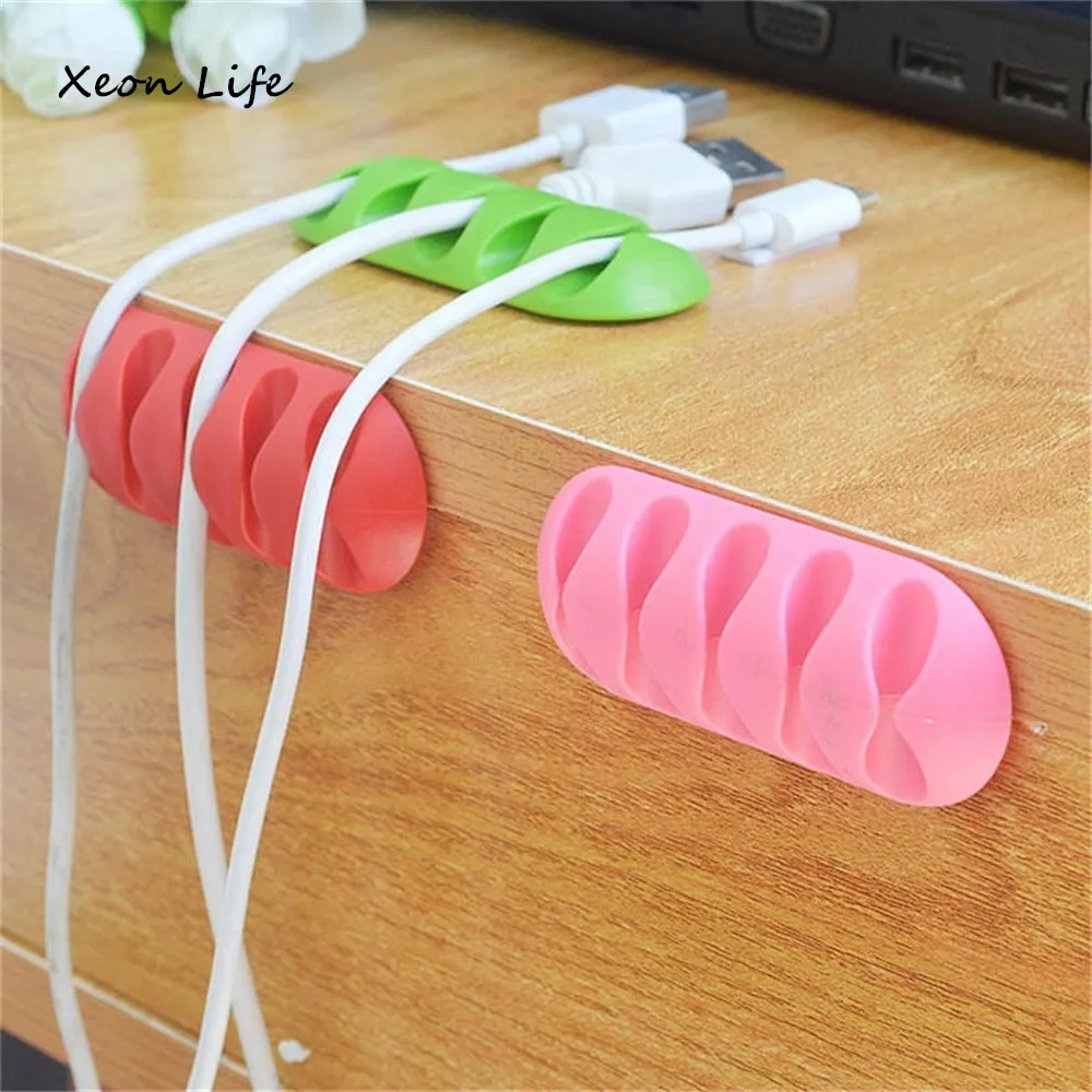 ISHOWTIENDA New 1pc 7.8*6.6*1.2cm Multipurpose Wire Cord Cable Tidy Holder Drop Clips Organizer Line Fixer Winder
ISHOWTIENDA New 1pc 7.8*6.6*1.2cm Multipurpose Wire Cord Cable Tidy Holder Drop Clips Organizer Line Fixer Winder
