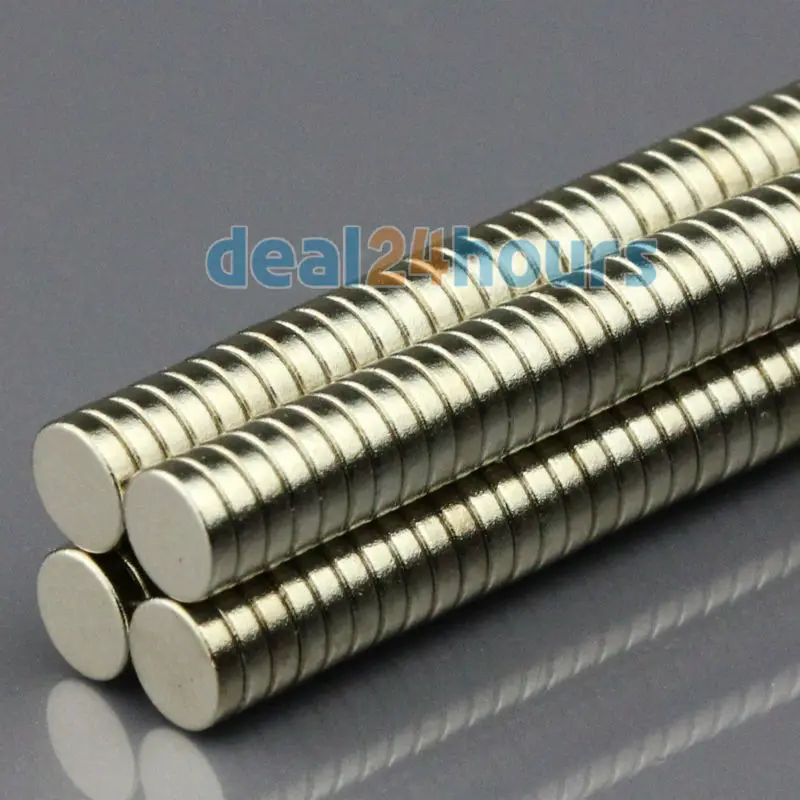 

OMO Magnetics 200pcs N50 Super Strong Round Disc Cylinder Magnets Rare Earth Neodymium 4mm x 1mm