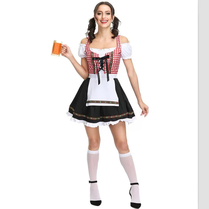 Adult Women Oktoberfest Costume Sexy Beer Girl Uniform Erotic Japanese School Student Cosplay Costume Fancy Dirndl Dress Z4299
Adult Women Oktoberfest Costume Sexy Beer Girl Uniform Erotic Japanese School Student Cosplay Costume Fancy Dirndl Dress Z4299