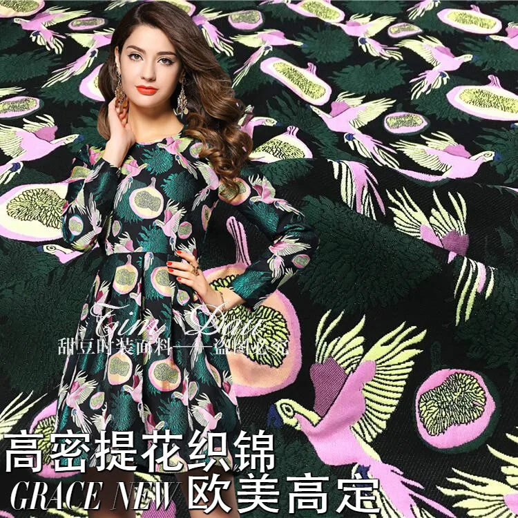 Bird pomegranate jacquard fabric fashion jacquard brocade fabric crisp coat jacquard polyester fabric patchwork fabric cloth
Bird pomegranate jacquard fabric fashion jacquard brocade fabric crisp coat jacquard polyester fabric patchwork fabric cloth