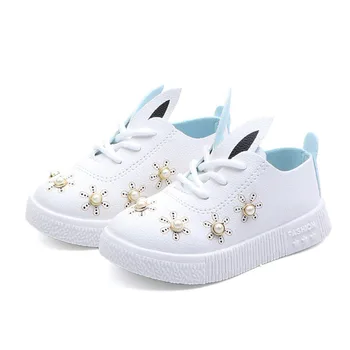 Cute Toddler Babys Girls Casual Shoes Sneakers Kids Rabbit Ear Design with Pearl Soft Soled Walking Shoes new
Cute Toddler Babys Girls Casual Shoes Sneakers Kids Rabbit Ear Design with Pearl Soft Soled Walking Shoes new