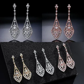 SLBRIDAL Fashion Girls Earrings CZ Earrings Luxury Dangle Zirconia Earrings Party Jewelry Women Jewelry Bridal Wedding Earrings
SLBRIDAL Fashion Girls Earrings CZ Earrings Luxury Dangle Zirconia Earrings Party Jewelry Women Jewelry Bridal Wedding Earrings
