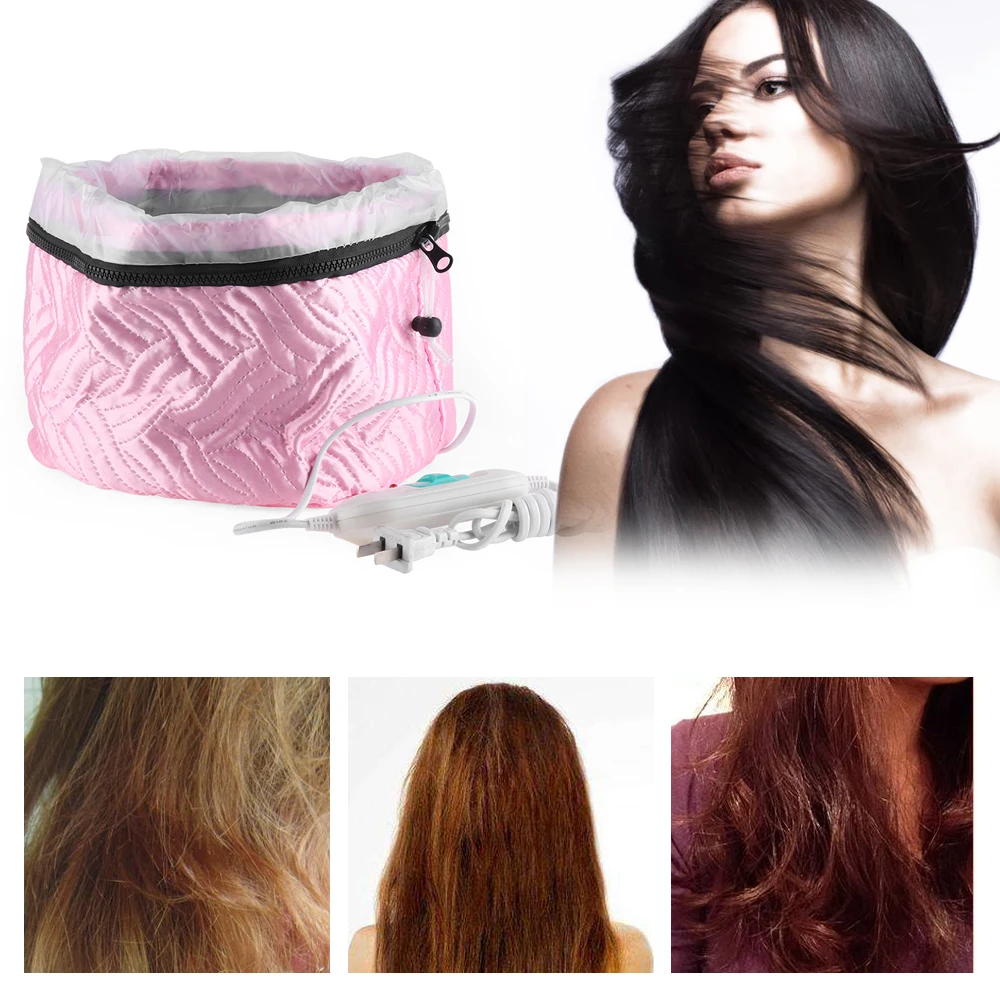 1pc Hair Steamer Cap Dryers Electric Hair Heating Cap Thermal Treatment Hat Beauty SPA Nourishing Hair Styling Care Hair Caring 
1pc Hair Steamer Cap Dryers Electric Hair Heating Cap Thermal Treatment Hat Beauty SPA Nourishing Hair Styling Care Hair Caring