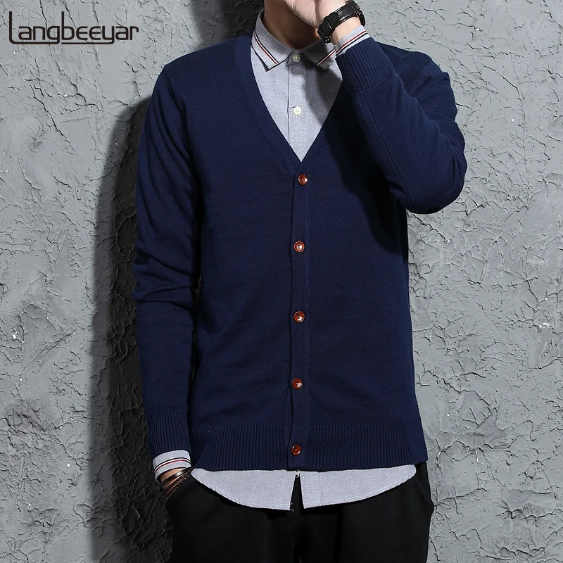 2019 New Fashion Brand Sweaters Men Cardigan V Neck Slim Fit Jumpers Knitwear Woolen Winter Korean Style Casual Clothing Male
2019 New Fashion Brand Sweaters Men Cardigan V Neck Slim Fit Jumpers Knitwear Woolen Winter Korean Style Casual Clothing Male