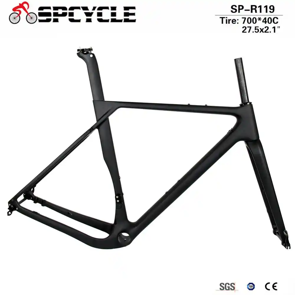 carbon gravel bike frameset