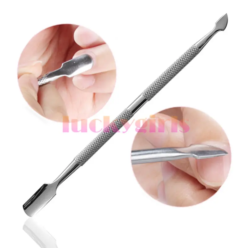 Nail Art tools Stainless Steel Essential Cuticle 2 Way Spoon Pusher Pedicure Manicure Gift Present
Nail Art tools Stainless Steel Essential Cuticle 2 Way Spoon Pusher Pedicure Manicure Gift Present