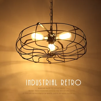 Loft American retro Iron pendant lights creative personality industrial fan art lamp Restaurant Bar Cafe pendant lamp
Loft American retro Iron pendant lights creative personality industrial fan art lamp Restaurant Bar Cafe pendant lamp