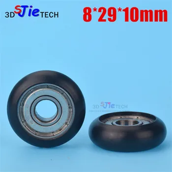 10pcs 8*29*10mm POM polyoxymethylene 608ZZ bearing steel roller, small wheel, plastic wrap, plastic bearing, dynamic pulley
10pcs 8*29*10mm POM polyoxymethylene 608ZZ bearing steel roller, small wheel, plastic wrap, plastic bearing, dynamic pulley