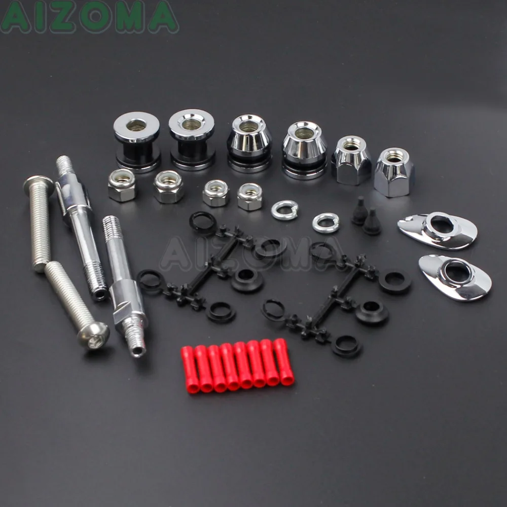 1 Set Steel Motorcycle Sissy Bar Backrest Docking Mounts Hardware Kit For Harley Dyna FXD Super Glide 2002-2005
1 Set Steel Motorcycle Sissy Bar Backrest Docking Mounts Hardware Kit For Harley Dyna FXD Super Glide 2002-2005