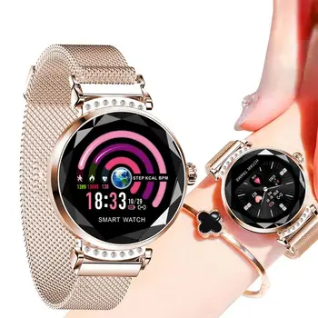Newest Fashion H2 Smart Watch Women 3D Diamond Glass Heart Rate Blood Pressure Sleep Monitor Waterproof Smartwatch
Newest Fashion H2 Smart Watch Women 3D Diamond Glass Heart Rate Blood Pressure Sleep Monitor Waterproof Smartwatch