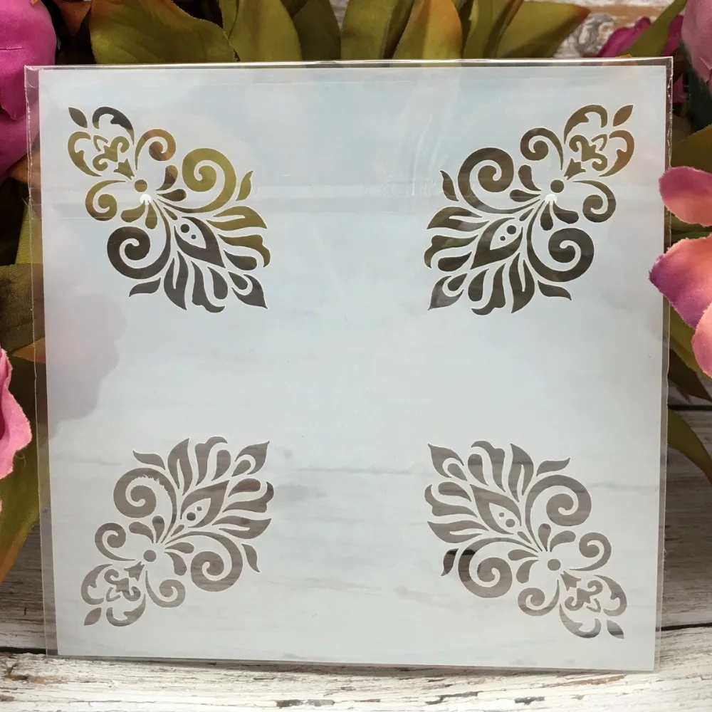 5" New Four Floral DIY Layering Stencils Wall Painting Scrapbook Coloring Embossing Album Decorative Paper Card Template
5" New Four Floral DIY Layering Stencils Wall Painting Scrapbook Coloring Embossing Album Decorative Paper Card Template