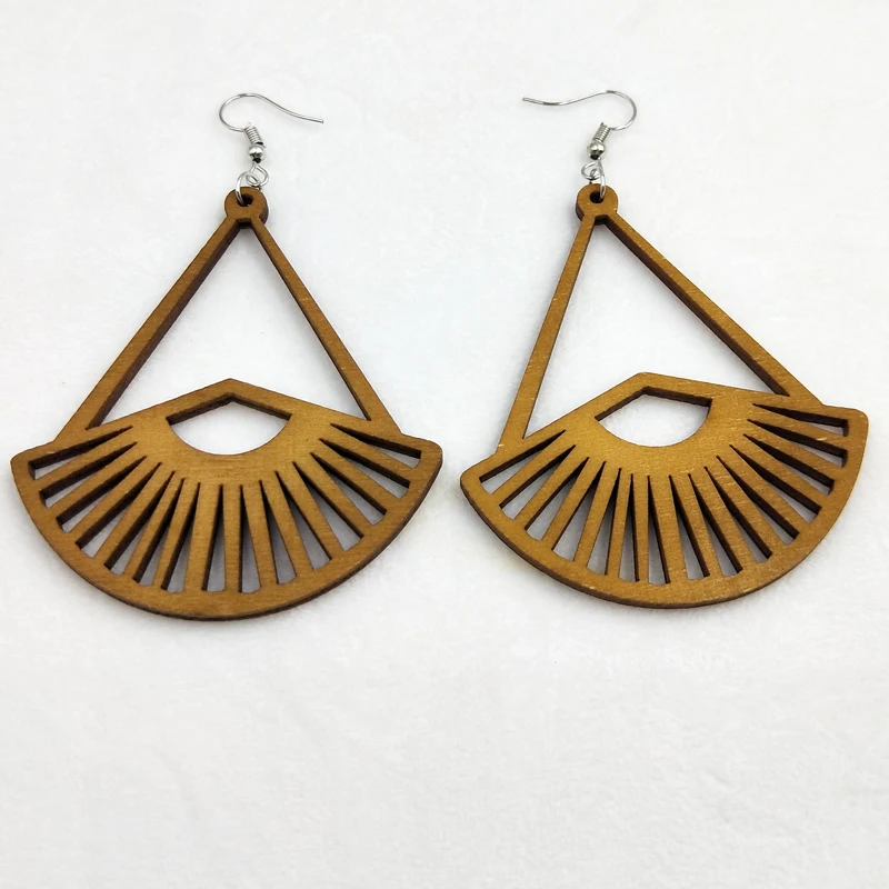 Qiaohe 1 Pair Good Quality Wood Earrings Organic brown Hollow African Woman Wooden Brincos Pendant 5.8*6.5cm/2.3*2.6'' E345
Qiaohe 1 Pair Good Quality Wood Earrings Organic brown Hollow African Woman Wooden Brincos Pendant 5.8*6.5cm/2.3*2.6'' E345