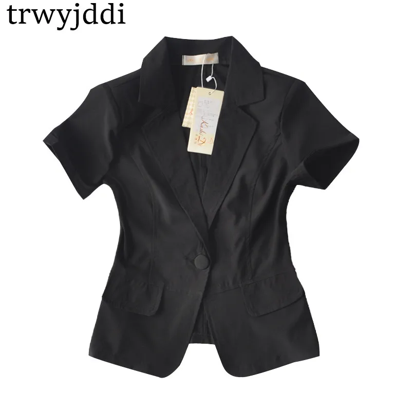 Candy Color Blazers And Jackets Female Short Sleeves Thin Jacket Coat Korean Slim Overalls Female 3XL Short Summer Jacket hl401
Candy Color Blazers And Jackets Female Short Sleeves Thin Jacket Coat Korean Slim Overalls Female 3XL Short Summer Jacket hl401