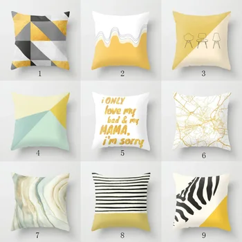 Elife Polyester Cotton Cushion Cover pattern yellow Square geometry Pillow Case Cover For Sofa Car Home Decor 45*45CM
Elife Polyester Cotton Cushion Cover pattern yellow Square geometry Pillow Case Cover For Sofa Car Home Decor 45*45CM
