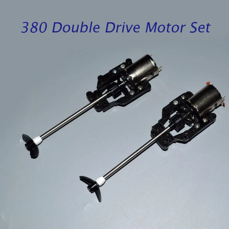 1Pair(2 Sets) 380 RC Boat Motor+Shaft+Positve/Reverse Screw Spare Part For DIY RC Electric CAT Boat Model Double Drive Speedboat
1Pair(2 Sets) 380 RC Boat Motor+Shaft+Positve/Reverse Screw Spare Part For DIY RC Electric CAT Boat Model Double Drive Speedboat