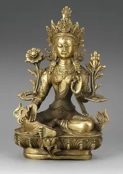 H 210mm Decorated RARE Tibet Silver gold Buddhism statue Buddha wholesale Decoration real Silver Brass
H 210mm Decorated RARE Tibet Silver gold Buddhism statue Buddha wholesale Decoration real Silver Brass