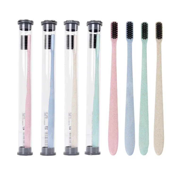 Wheat High Quality Bamboo Toothbrush 1pcs Portable Soft Charcoal Tooth Brush Tongue Cleaner For Kids And Adults Oral Hygiene
Wheat High Quality Bamboo Toothbrush 1pcs Portable Soft Charcoal Tooth Brush Tongue Cleaner For Kids And Adults Oral Hygiene