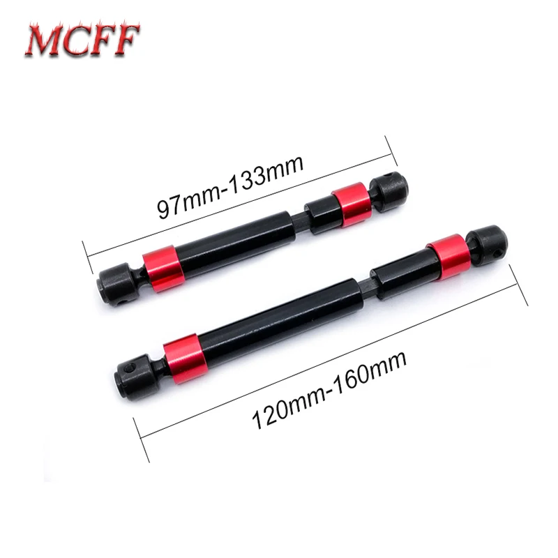 2PCS TRX4 Metal CVD Drive Shaft for 1/10 RC Rock Crawler 324MM Wheelbase fits Traxxas Trx-4 RC Car
2PCS TRX4 Metal CVD Drive Shaft for 1/10 RC Rock Crawler 324MM Wheelbase fits Traxxas Trx-4 RC Car