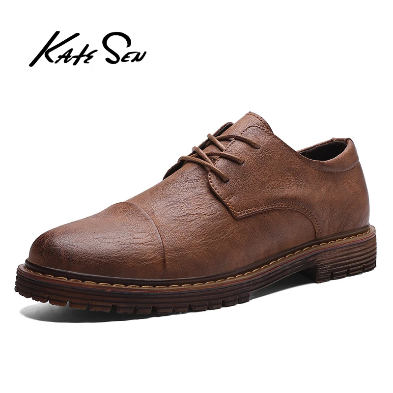 KATESEN Men Shoes Genuine Leather Casual Shoes High Quality Outdoor Work Rubber Sole Sneakers Men Safety Shoes Zapatillas Hombre
KATESEN Men Shoes Genuine Leather Casual Shoes High Quality Outdoor Work Rubber Sole Sneakers Men Safety Shoes Zapatillas Hombre