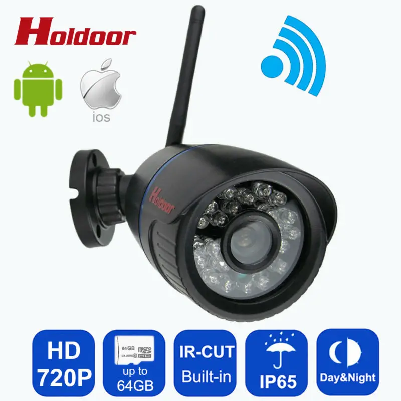 Onvif 2 1 IP камера безопасности wifi наружного ночного видения 720 P Водонепроницаемая