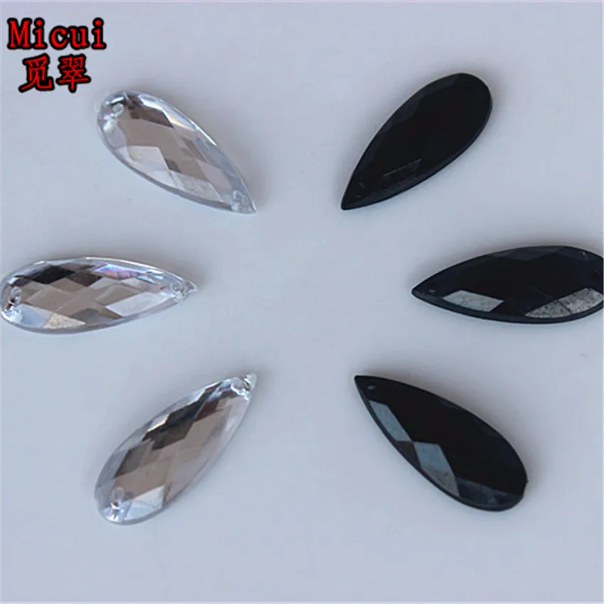 Micui 100Pcs 9*22mm Black /Clear Color Drop Pear Acrylic Rhinestones Crystal Flatback Gems Stone For Clothes Dress Sew On ZZ288
Micui 100Pcs 9*22mm Black /Clear Color Drop Pear Acrylic Rhinestones Crystal Flatback Gems Stone For Clothes Dress Sew On ZZ288