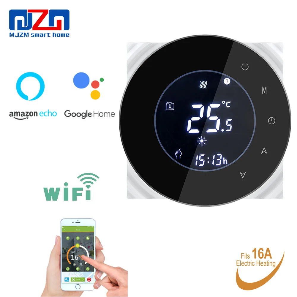 MJZM 16A-6000-WiFi Thermostat Temperature Control Remote WiFi Digital Room Heating Thermostat for Electrical Floor Regulator
MJZM 16A-6000-WiFi Thermostat Temperature Control Remote WiFi Digital Room Heating Thermostat for Electrical Floor Regulator