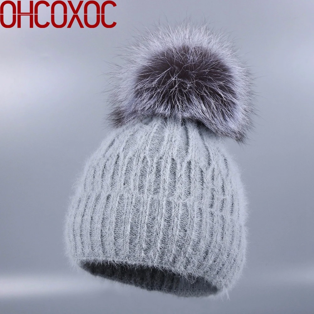 High quality wool winter beanies hat for women woman girl real FOX mink pompons ball knitted soft cashmere warmly skullies gorro
High quality wool winter beanies hat for women woman girl real FOX mink pompons ball knitted soft cashmere warmly skullies gorro