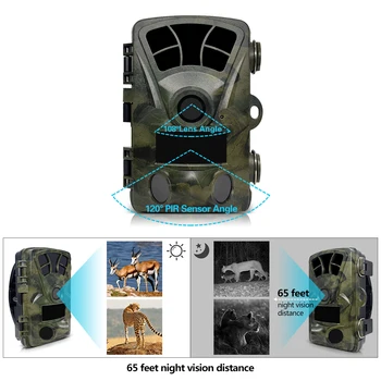 PDDHKK 1080P 16MP Trail Camera 120 Degree PIR Sensor IP56 Waterproof Photo Trap Wild Hunting Camera with IR Night Vision SD Card
PDDHKK 1080P 16MP Trail Camera 120 Degree PIR Sensor IP56 Waterproof Photo Trap Wild Hunting Camera with IR Night Vision SD Card