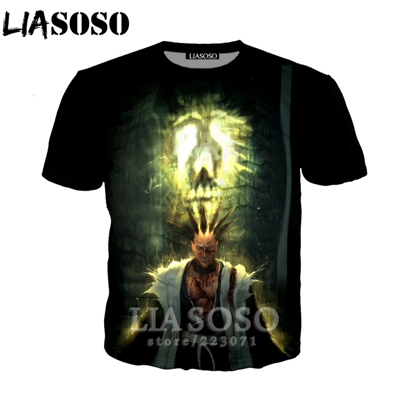 LIASOSO Summer New Men Women Fashion Sweatshirt 3D Print Anime Bleach T Shirt Short Sleeve Hip Hop Top Harajuku Pullover B073-04
LIASOSO Summer New Men Women Fashion Sweatshirt 3D Print Anime Bleach T Shirt Short Sleeve Hip Hop Top Harajuku Pullover B073-04