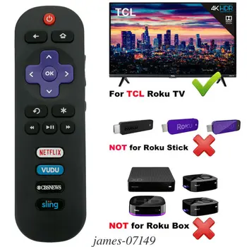 New Remote Control RC280 fits for TCL ROKU TV 65S405 43S405 with VUDU CBS Keys 3E11
New Remote Control RC280 fits for TCL ROKU TV 65S405 43S405 with VUDU CBS Keys 3E11