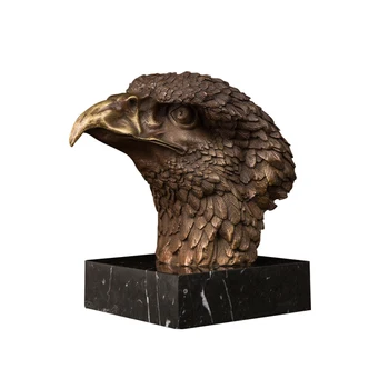 ArtsHom DW-142 Bronze Casting Eagle Head Statue Real Bronze Falcon Hawk Sculpture Animal Bird Bust Figurine Art Collection
ArtsHom DW-142 Bronze Casting Eagle Head Statue Real Bronze Falcon Hawk Sculpture Animal Bird Bust Figurine Art Collection