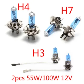 2pcs H3 H4 H7 55W/100W 12V Super Bright White Fog Lights Halogen Bulb High Power Car Headlights Lamp Car Light Source Parking
2pcs H3 H4 H7 55W/100W 12V Super Bright White Fog Lights Halogen Bulb High Power Car Headlights Lamp Car Light Source Parking