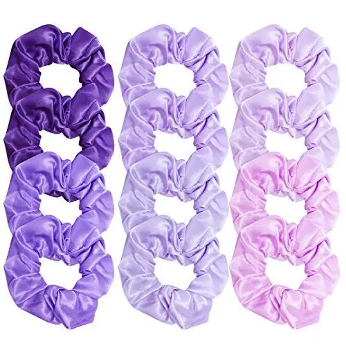 Cubaco 12 Pieces Satin Hair Scrunchies Elastic Hair Bobbles Scrunchy Hair Ties Ponytail Holder for Girls Women, Purple Lovers
Cubaco 12 Pieces Satin Hair Scrunchies Elastic Hair Bobbles Scrunchy Hair Ties Ponytail Holder for Girls Women, Purple Lovers