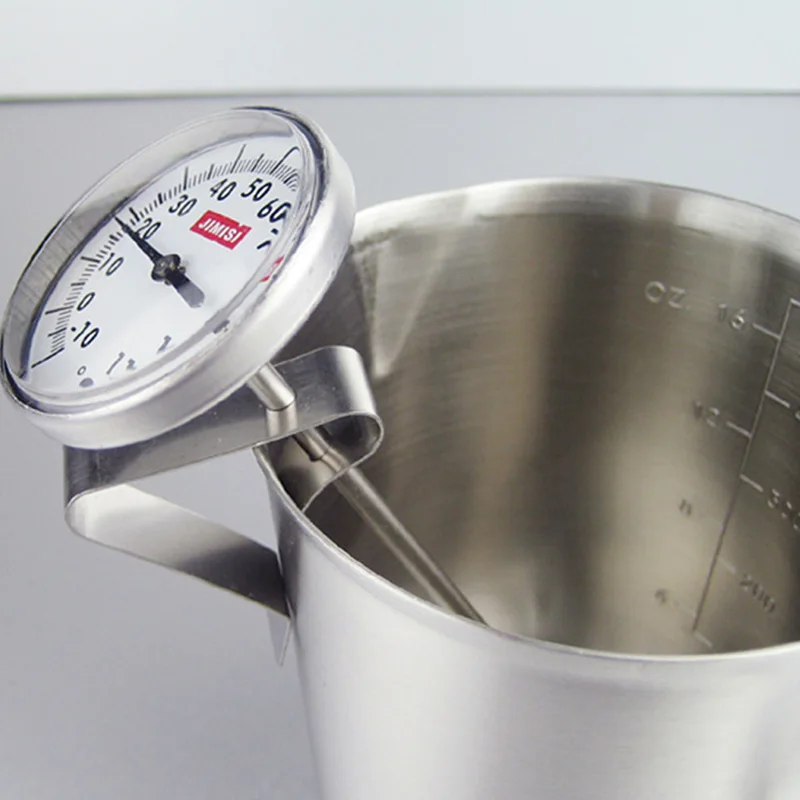Dial scale Thermometer Probe Stainless Steel Kitchen Coffee Water Milk Tea Drinking Thermometer Milk Liquid Probe Thermometer
Dial scale Thermometer Probe Stainless Steel Kitchen Coffee Water Milk Tea Drinking Thermometer Milk Liquid Probe Thermometer